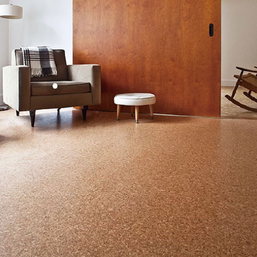 7. Cork Floor