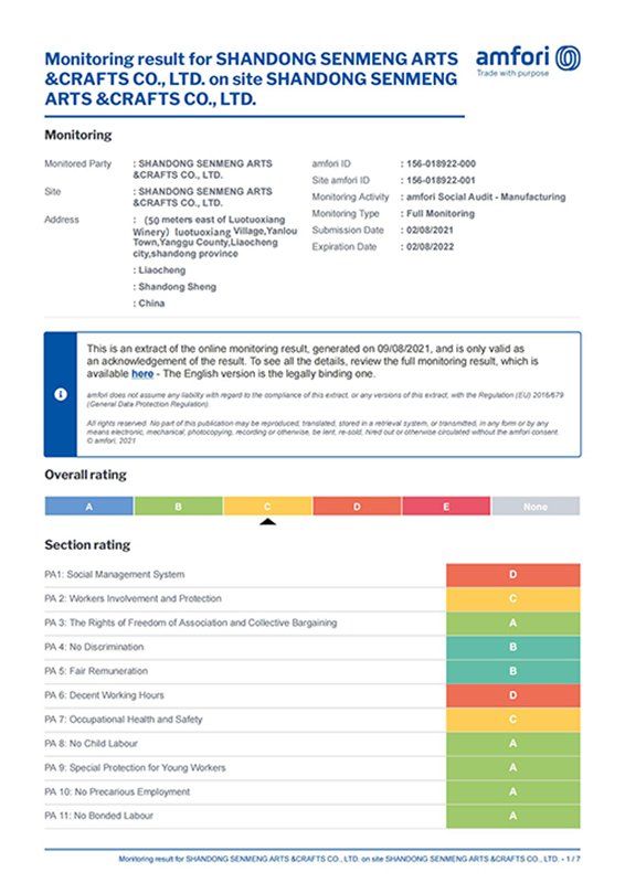 BSCI Audit Report