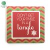 cork coasters square