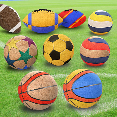 All Kinds Of Cork Sports Balls
