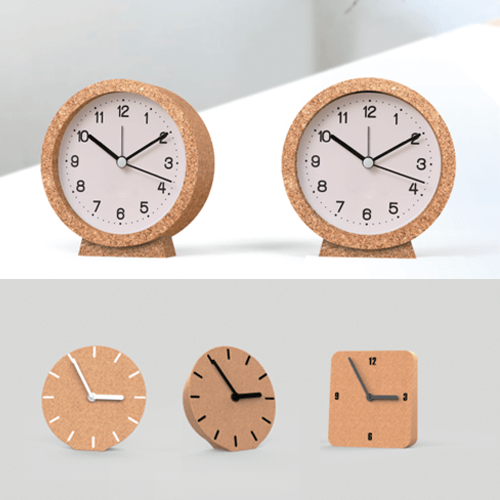 Cork Clock Home Decoration