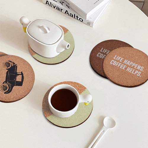 Cork coaster wholesale