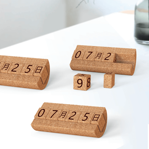 DIY Cork Table Calendar