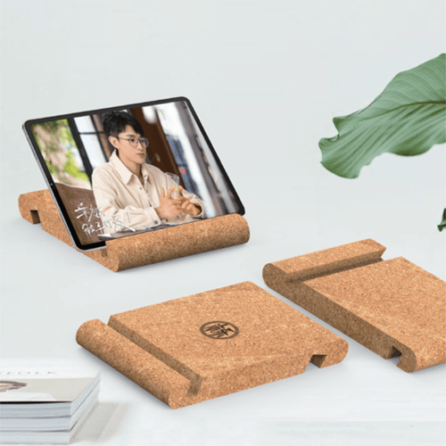 8. Cork Phone Holder & Stand