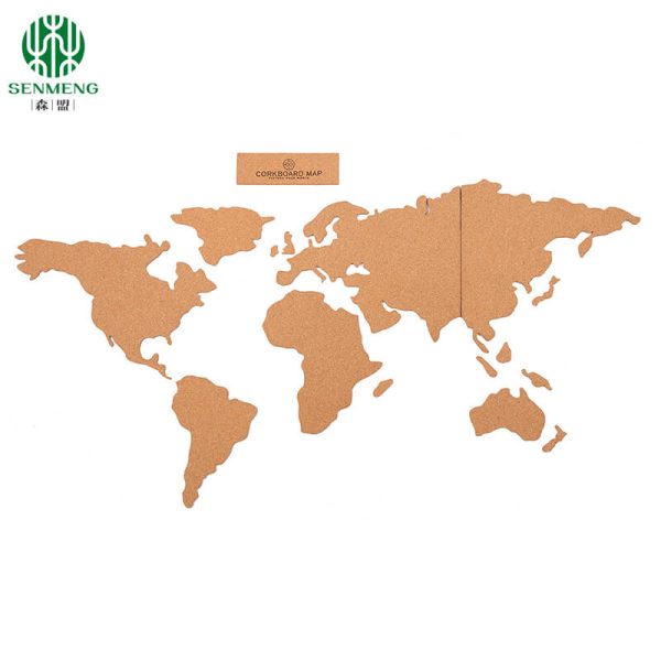 cork board world map