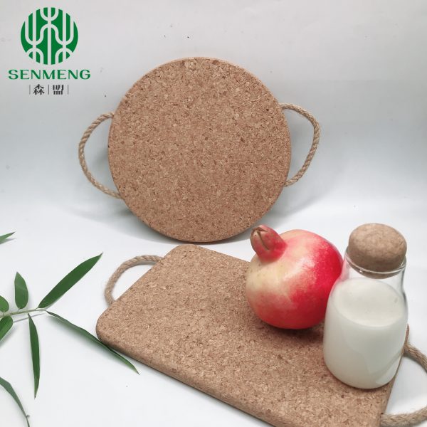 Natural Wholesale High Quality with Twine Handle Cork Placemats - 图片 6