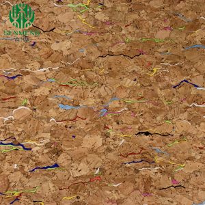 Eco-Friendly Bag Wallet Recycle Vegan Natural Cork Sheet Leather Fabric for Handbag