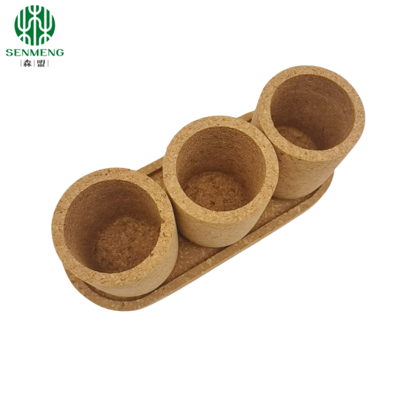 Custom Cork Natural and Reusable Flower Pots for Your Sustainable Space - 图片 2