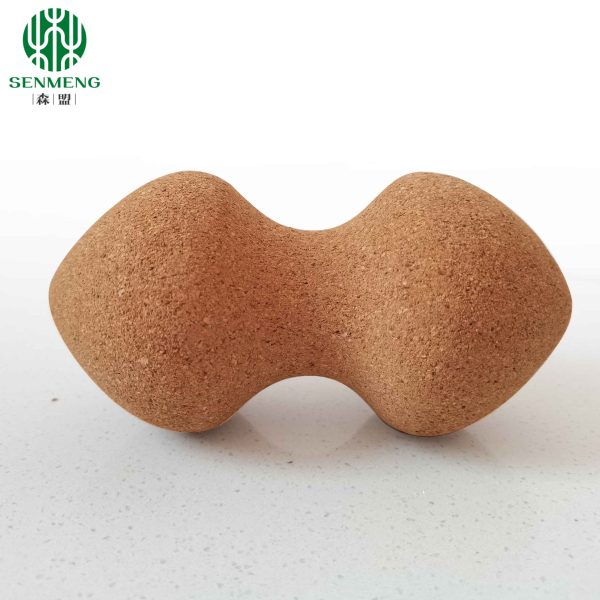 Portable Natural Cork Peanut Roller Yoga Massage Balls for Back Muscles Eco-friendly Durable​ - 图片 7