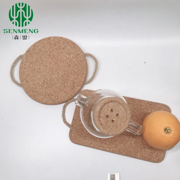 Natural Wholesale High Quality with Twine Handle Cork Placemats - 图片 2