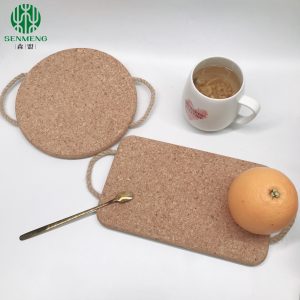 Eco-Friendly Wood Coasters Mats Home Hot Pot Cork Placemats