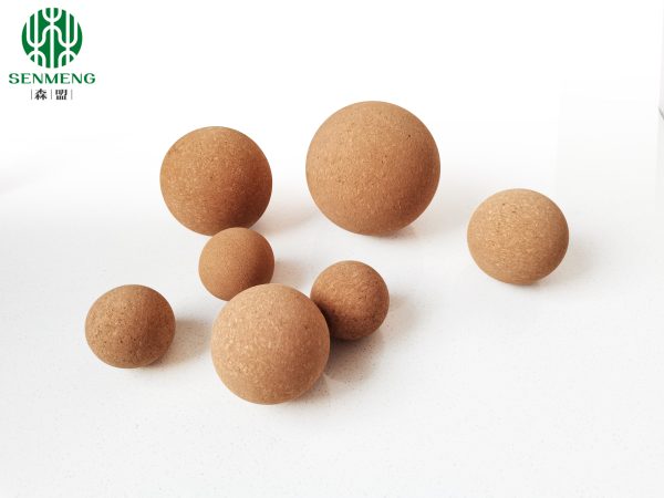FSC Cork Yoga Massage Balls Lightweight Sweatproof Home Exercise - 图片 3