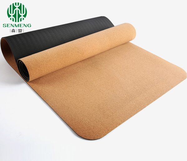 Yoga Mat Cork Sweat Proof Durable 5mm Thick Non Slip Exercise Mat - 图片 5