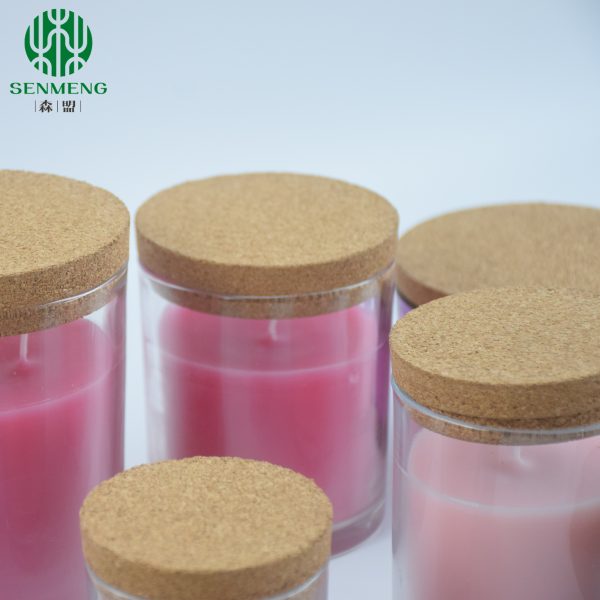 Custom Size & Logo Natural Wholesale Wooden Cap Tapered Cork Lids - 图片 3