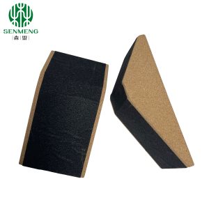 High-Density Wear-Resistant Cork Yoga Block Protective & Cushioning Brick for Fitness Dance Squatting Squat Exercises