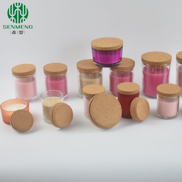 Custom Size & Logo Natural Wholesale Wooden Cap Tapered Cork Lids - 图片 5