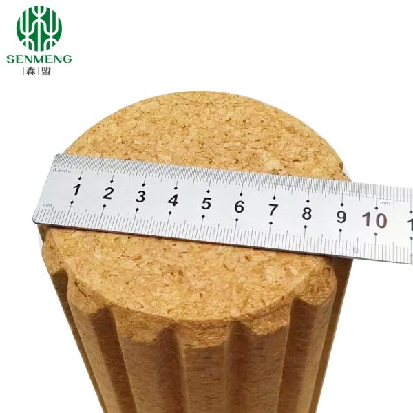 High Density Natural Release Fitness Exercising Cork Yoga Massage Roller - 图片 6