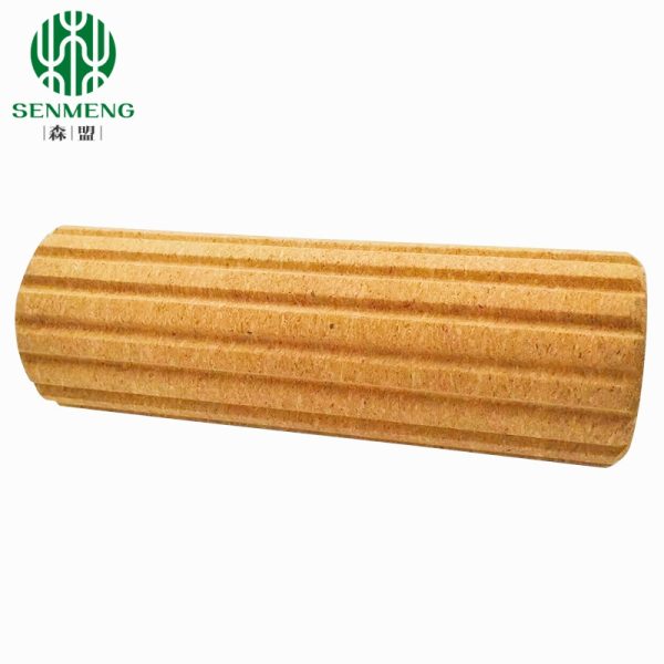 High Density Natural Release Fitness Exercising Cork Yoga Massage Roller - 图片 4