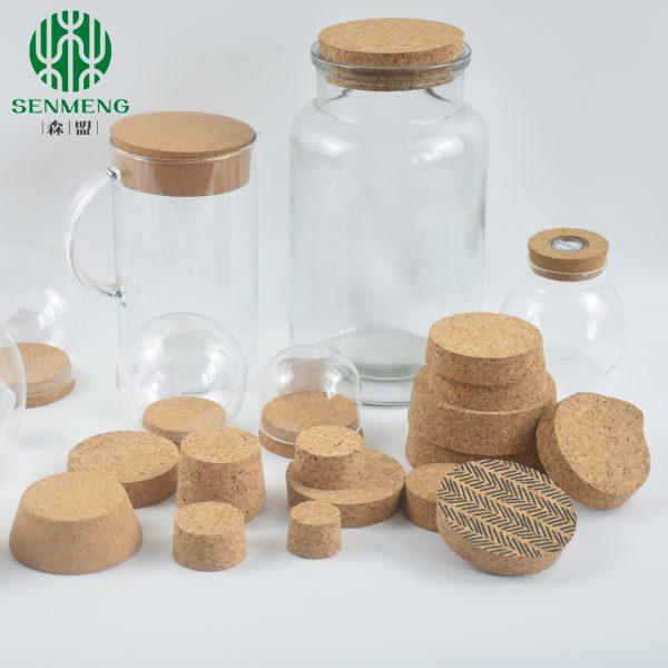 Wholesale Custom Natural Tapered Cork Lids Stoppers for Glass Bottle or Jars - 图片 5