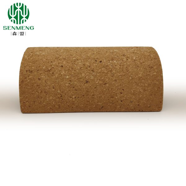 Custom Logo Eco-Friendly, Portable, Lightweight & Non-Slip -High Quality Cork Yoga Half Roller - 图片 6