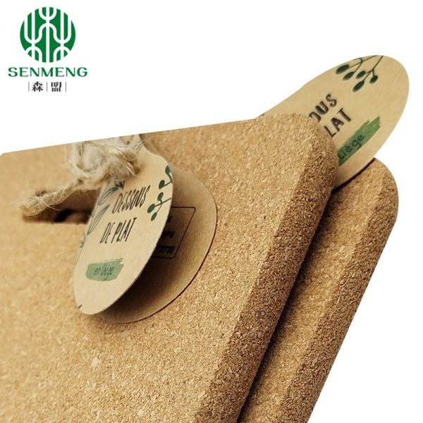 Thicked Cork Rectangular Trivet Placemat Hot Pads Plate For Dishes Kitchen - 图片 2