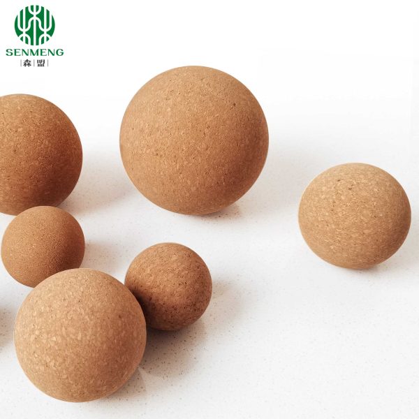 FSC Cork Yoga Massage Balls Lightweight Sweatproof Home Exercise - 图片 7