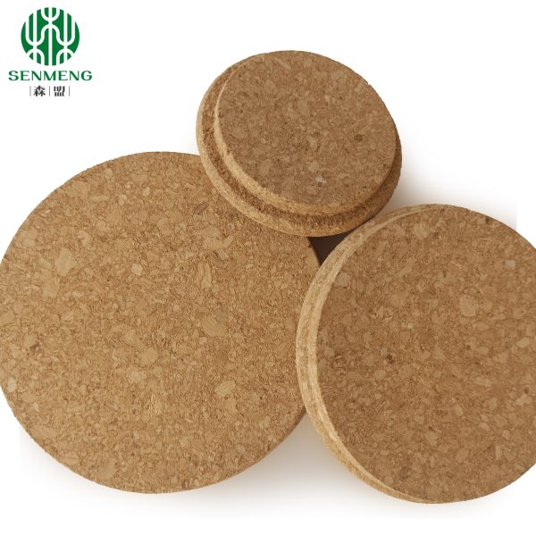 Custom Size & Logo Natural Wholesale Wooden Cap Tapered Cork Lids - 图片 4