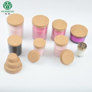 Home Fragrance Glasses Cork  Lids Custom Candle Jars Luxury