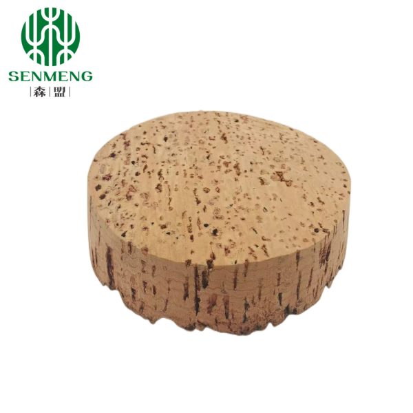 Custom Size Pure Natural Eco-Friendly Cork Bark  Lids, Natural Wooden Cork Ceramic Bottle Lids - 图片 6
