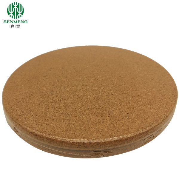 Custom Logo Absorbent Wood Trivet Set for Kitchenware Cork Placemats - 图片 4