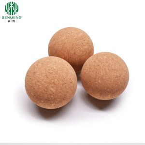 Best Sale Eco-Friendly Natural Wood Ball for Fitness Exercise Cork Yoga Ball
