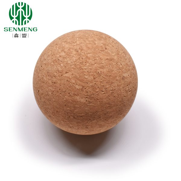 Dia. 65mm Cork Ball Yoga Massage Ball Gym Promoting Blood Circulation - 图片 4