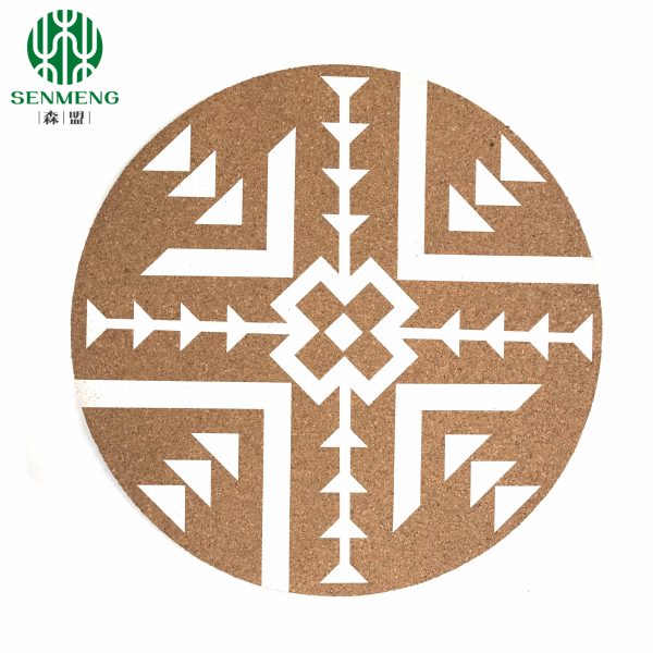 DIY Personalized Round Cork Placemats Trivets Antiskid Good Resilience - 图片 7