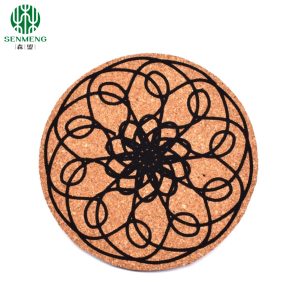 Hot Sale Wholesale Custom Resistant Natural Cork Coaster Cork Cup Mats