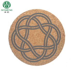 DIY Personalized Round Cork Placemats Trivets Antiskid Good Resilience