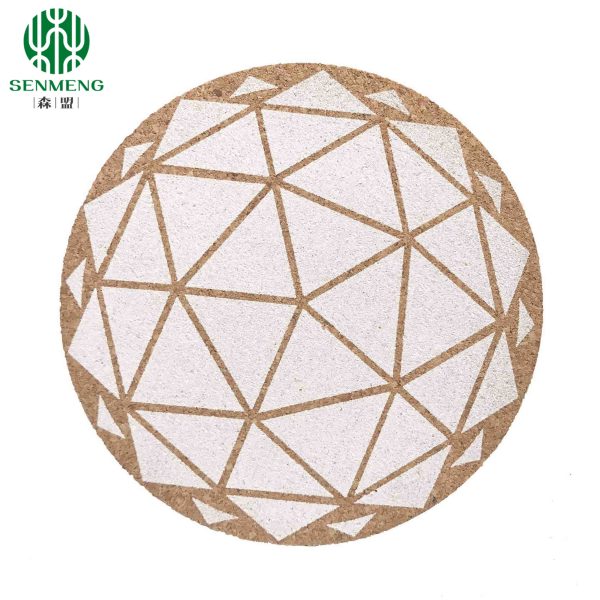 Natural Custom Size Resistant Eco Friendly Cork Coaster Cork Cup Mats - 图片 3