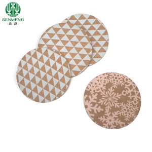 Stylish and Eco-Friendly Cork Coasters for Table Protection and Decoration