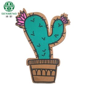 Decorative Cork Boards Printed Colors Memo Board Cactus