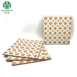 Cork Bulletin Square Board for Walls Cork Board Tiles for Home Office School Decor