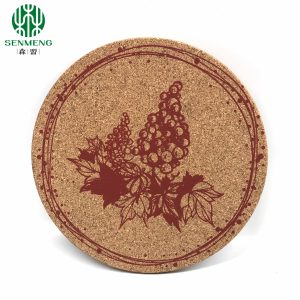 Hot Sale Factory Price Custom Size Cork Coaster Resistant Cork Cup Mats