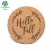 Durable Printed Stylish Cork Drink Coasters Perfect for Home Office and Events