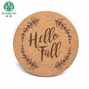 Durable Printed Stylish Cork Drink Coasters Perfect for Home Office and Events