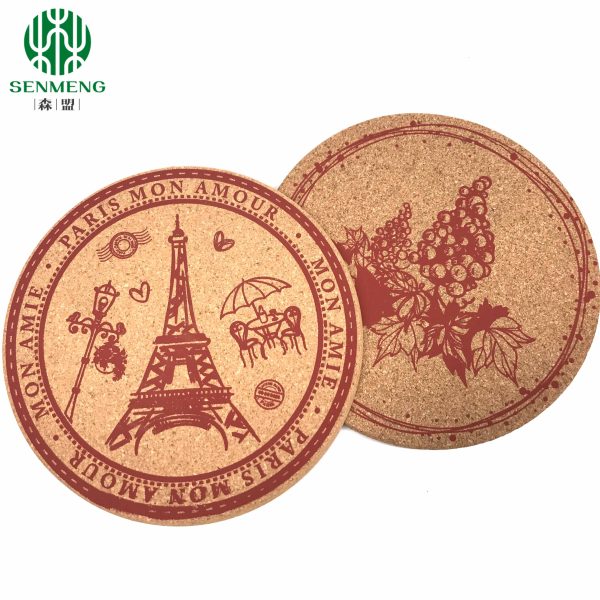 Premium Quality Customized Cork Coasters For Decoration DIY Projects