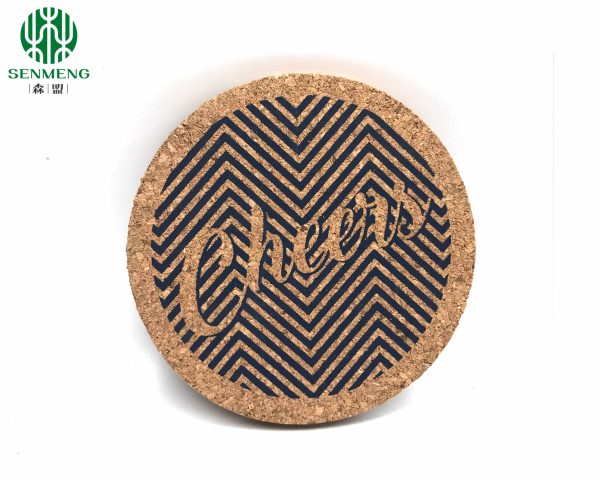 Cork Cup Mat Natural Wholesale Custom Logo Resistant Kitchenware Cork Coaster - 图片 6