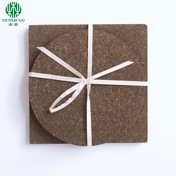 Natural Factory Price Custom Size Black Eco-Friendly Cork Trivets - 图片 7