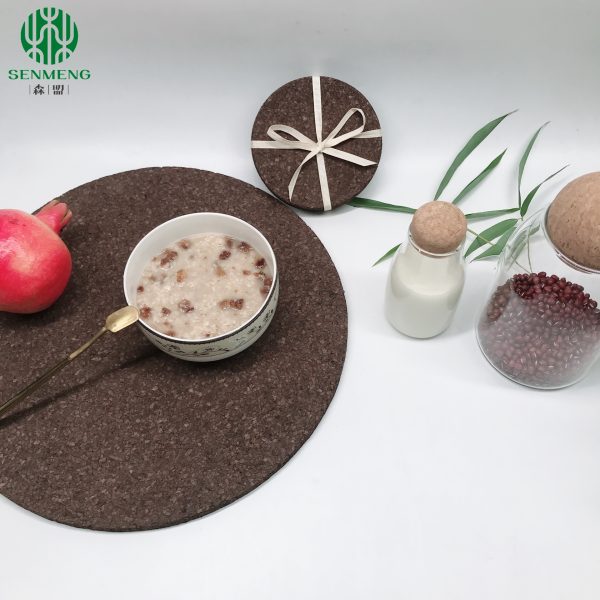 Natural Factory Price Custom Size Black Eco-Friendly Cork Trivets - 图片 4