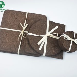 Natural Factory Price Custom Size Black Eco-Friendly Cork Trivets