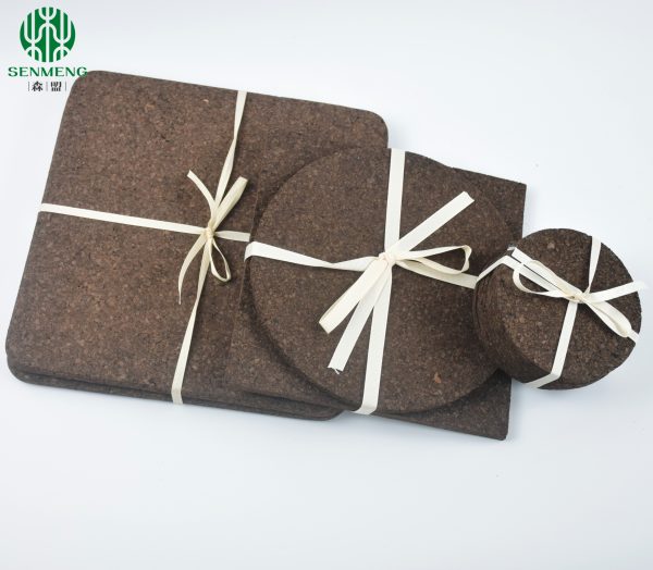 Natural Factory Price Custom Size Black Eco-Friendly Cork Trivets