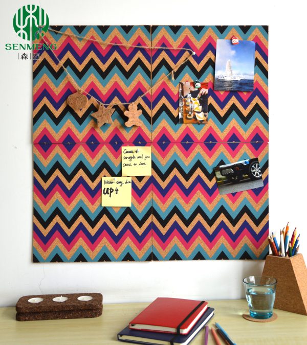 Wholesale Wall Decorative in Office and School Colorful Message Notice Cork Board - 图片 2