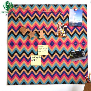 Wholesale Wall Decorative in Office and School Colorful Message Notice Cork Board